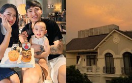 Vợ chồng Văn Hậu - Hải My rộn ràng tân gia biệt thự bề thế xa hoa, nội thất bạc tỷ lần đầu hé lộ