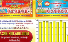 Công ty Xổ số kiến thiết Cần Thơ trả thưởng 486 vé số trúng giải độc đắc Công ty Xổ số kiến thiết Cần Thơ trả thưởng 486 vé số trúng giải độc đắc