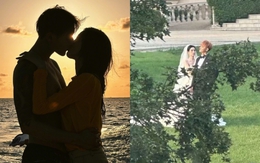 Lộ ảnh cưới bí mật của “anh sếp showbiz" và nàng thơ gen Z: Cô dâu khoe vai trần gợi cảm, hôn lễ thế kỷ sát lắm rồi!