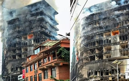 Làn sóng biểu tình ở Nepal: Khách sạn 5 sao Hilton sừng sững một thời bị thiêu rụi