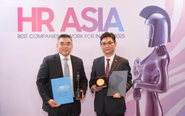 Ngân hàng Cathay United Bank nhận “cú đúp” giải thưởng tại HR Asia Awards 2025