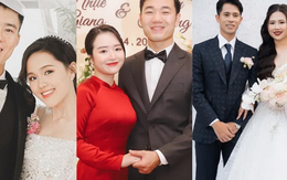 6 cặp đôi làng bóng Việt trai tài gái giỏi, yêu lâu mới cưới giống Ronaldo
