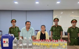 Dùng axit công nghiệp trộn với nước giếng khoan để sản xuất hàng ngàn lít giấm mỗi ngày