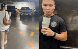 Quang Hải được vợ lái xế hộp bạc tỷ đưa đi làm, tưởng "số hưởng" ai dè lại "tốn" ngay một iPhone 17