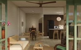 Thiết kế nhà đậm chất chất truyền thống cho diện tích đất 100m2