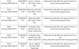 144 xe có biển số sau nhanh chóng nộp phạt nguội theo Nghị định 168: Nhiều trường hợp vi phạm lỗi với mức phạt lên tới 20 triệu đồng