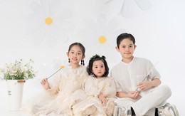 3 nhóc tỳ đáng yêu đẹp như tranh vẽ nhà Khánh Thi - Phan Hiển