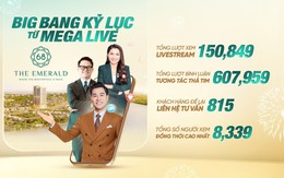 163 booking trong phiên Mega Live: The Emerald 68 tiên phong cuộc chơi mới