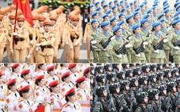 Những 'bông hồng thép' trong lễ diễu binh trên Quảng trường Ba Đình