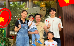 Vợ chồng Quốc Cường – Đàm Thu Trang chia sẻ ảnh mừng Quốc khánh 2/9, visual của Subeo lại gây sốt