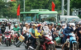 Hà Nội: Cửa ngõ ùn nhẹ, nội đô thông thoáng chiều cuối kỳ nghỉ lễ Quốc khánh 2/9