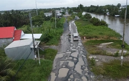 Tuyến đường làm 6 năm vẫn “ì ạch” ở Cà Mau