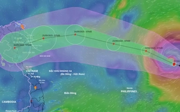 Bão Ragasa có thể mạnh lên cấp 16-17, dự báo đổ bộ đất liền nước ta