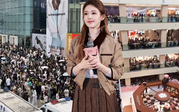 Triệu Lộ Tư khiến 4 tầng trung tâm thương mại quá tải, netizen khen nức nở vì một điều