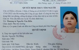 Quyết định truy tìm đối với Nguyễn Thị Hằng