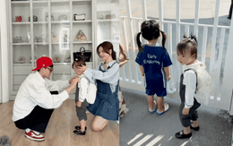 Học phí ngót nghét cả nửa tỷ/năm tại trường quốc tế cũng không ngăn được màn đi học muộn để đời của Alpha kid Nami nhà "mom" Tuấn Dương