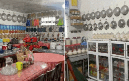 Căn bếp miền Tây khiến cả nước choáng váng: Nồi niêu xoong chảo thẳng hàng như duyệt binh, chắc gia chủ "OCD level max"