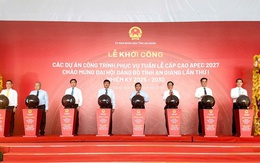 Khởi công, khởi động 10 dự án, công trình phục vụ APEC 2027
