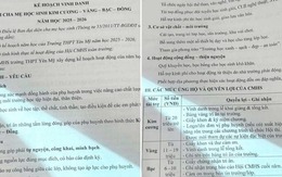 Lùm xùm thông tin một trường vinh danh phụ huynh kim cương, vàng, bạc, đồng