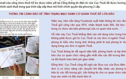 Thuế TP HCM cảnh báo những thủ đoạn lừa đảo mới