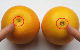 Mua cam, chỉ mất 10 giây học mẹo này là biết cam ngọt hay cam sượng