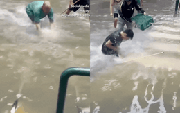 Cảnh tượng không tưởng trên đường phố Macau (Trung Quốc) sau "cơn cuồng nộ" của siêu bão Ragasa