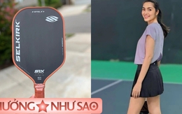 Dâu hào môn Tăng Thanh Hà cũng "nghiện" pickelball: Ăn vận kín đáo, mang vợt xinh mê