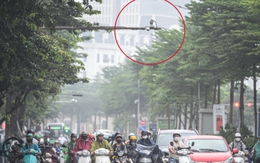 Hình ảnh giao thông khác lạ trên tuyến đường có camera AI giám sát