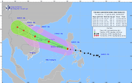Không giống bão số 9, bão Bualoi đi hoàn toàn trên biển rồi vào thẳng nước ta, gây mưa rất lớn
