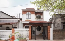 Nhà 2 tầng đẹp phân chia 4 phòng ngủ với giếng trời xanh mát