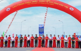 Vượt tiến độ 3 tháng, tiết kiệm gần 200 tỷ đồng, cây cầu thay thế cầu 30 năm tuổi bị sập ảnh hưởng bão Yagi chính thức khánh thành