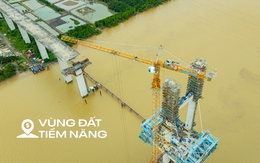 Toàn cảnh công trường cầu dây văng cao nhất, nút thắt cuối cùng của cao tốc mỗi mét tốn nửa tỷ ở TP.HCM