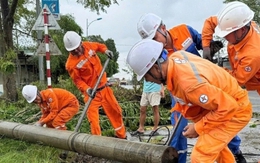 Ngừng vận hành 38 đường dây lưới điện do bão, gần 2 triệu khách bị cắt điện