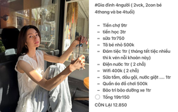 Bảng chi tiêu không tưởng của cặp vợ chồng ở TP.HCM