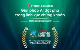 VPBankS ghi dấu ấn tại giải thưởng quốc tế bằng trợ lý AI StockGuru