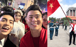 Duy Mạnh bảnh hết cỡ, "sĩ hết đời" khi hiên ngang vẫy cờ Tổ quốc trên quảng trường Ba Đình lịch sử sáng 2/9