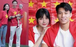 Ảnh yêu nước của dàn sao bóng đá gây sốt: Nhà Văn Hậu-Hải My đẹp đỉnh, Văn Thanh "cực ngọt" bên bạn gái hotgirl