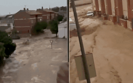 Ngập lụt kinh hoàng do bão Gabrielle: Mọi con đường biến thành sông, "ô tô bơi" khắp nơi, cả thành phố giờ đã tê liệt