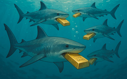 Loạt 'cá mập' gom 10 tấn vàng giữa lúc giá neo cao, có nhà đầu tư mua ròng 29 tháng