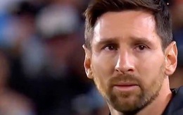 Messi bật khóc!