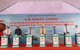 Quảng Ngãi: Khởi công Dự án đường ven biển Dung Quất - Sa Huỳnh