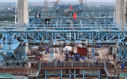 Khẩn trương thi công 'nút thắt' cuối cùng của cao tốc Bến Lức - Long Thành