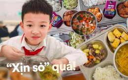 Phụ huynh Hà Nội rần rần khoe bữa ăn bán trú 10 NGHÌN ĐỒNG của con khiến ai nấy “lác mắt”: Chỉ mong con mình cũng được như thế!