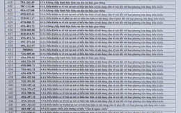 712 chủ xe có biển số sau phải nộp phạt nguội theo Nghị định 168