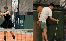 Minh Hằng mê pickleball, chồng đại gia mở 12 sân cho vợ chơi thoả thích, còn lặng lẽ đi sau nhặt bóng gây sốt!