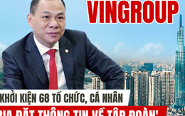 Nhóm cổ phiếu Vingroup tăng vọt sau thông tin khởi kiện 68 tổ chức và cá nhân