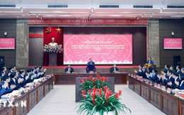 Những hình ảnh Tổng Bí thư Tô Lâm làm việc với Ban Thường vụ Thành uỷ Hà Nội