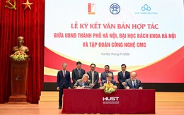 CMC ký thoả thuận hợp tác "Ba Nhà" với Hà Nội và Đại học Bách khoa Hà Nội