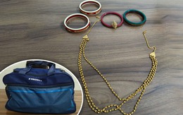 Phát hiện chiếc túi chứa 45 lượng vàng, nữ lao công đem nộp cho cảnh sát