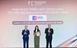 MIK Group được vinh danh “Nhà phát triển bất động sản có tốc độ bán hàng tốt nhất năm”